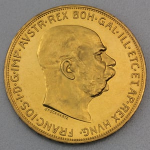 Goldmünze 10 x 100 Kronen "Franz Joseph I." 1915 Investmentpaket Nachprägung (Österreich) - Hauptansicht