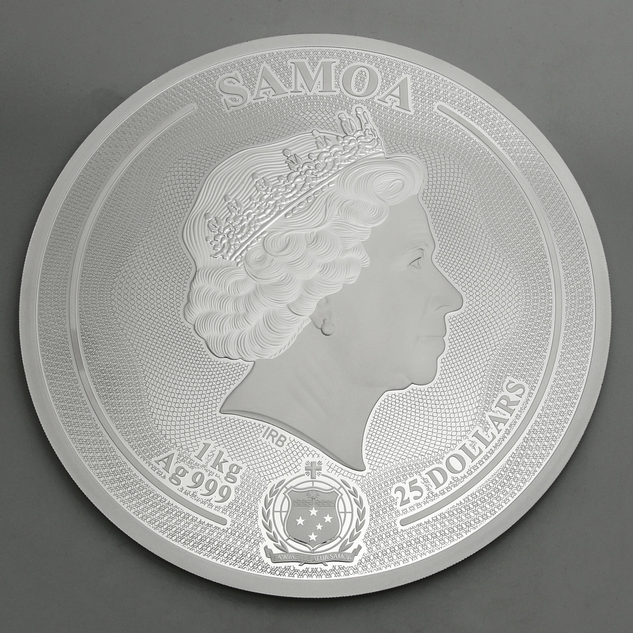 Silbermünze 1kg "Bär" 2022 Majestic Wildlife (Samoa) - Detailansicht 1