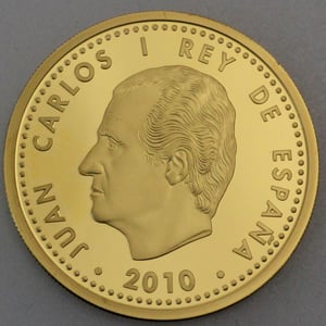 Goldmünze 200 Euro "Antoni Gaudi" 2010 (Spanien) - Miniaturansicht 2