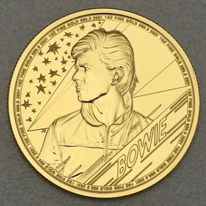 Goldmünze 1oz "David Bowie" 2021 Music Legends (Großbritannien) - Hauptansicht