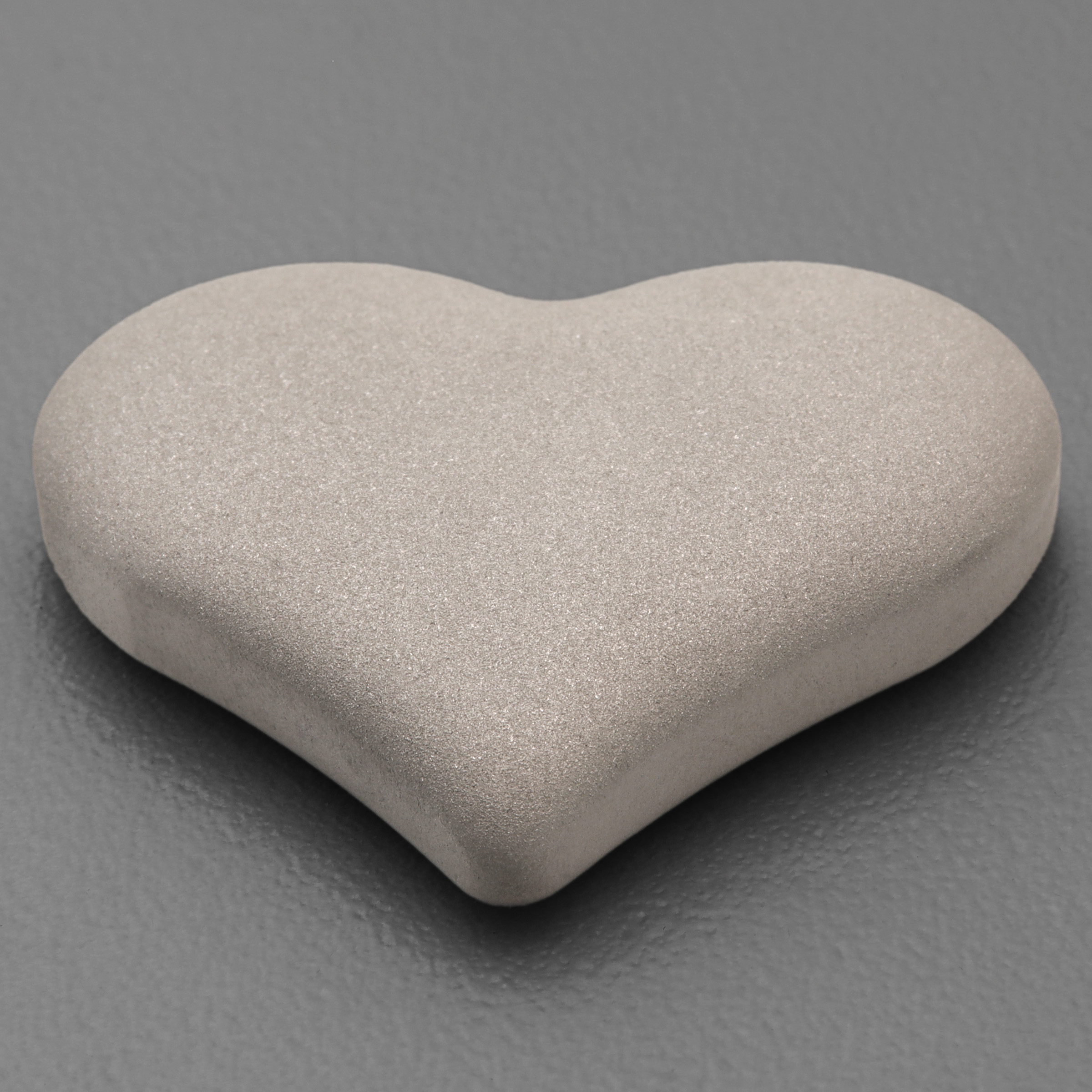Silberbarren 100g ESG "Herz" 3D-Barren gegossen matt gravierbar - Detailansicht 2