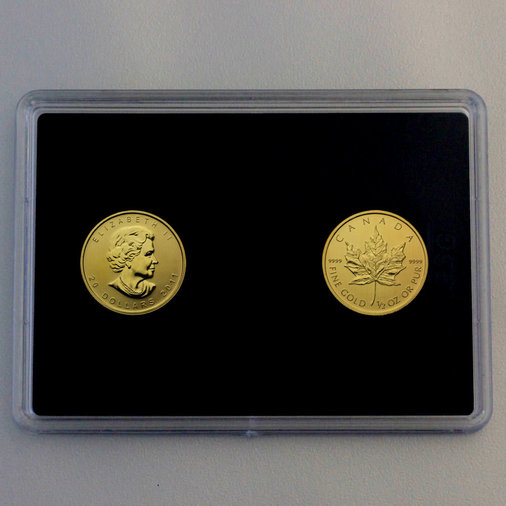 Goldmünzen 2 x 1/2oz "Maple Leaf" Set – 2-teilig (Kanada) - Hauptansicht