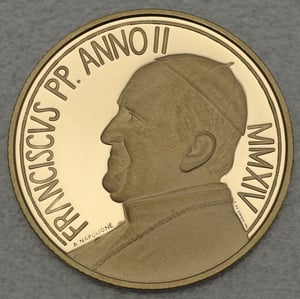 Goldmünze "50 Euro - 2014" Michelangelo (Vatikanstadt) - Miniaturansicht 2
