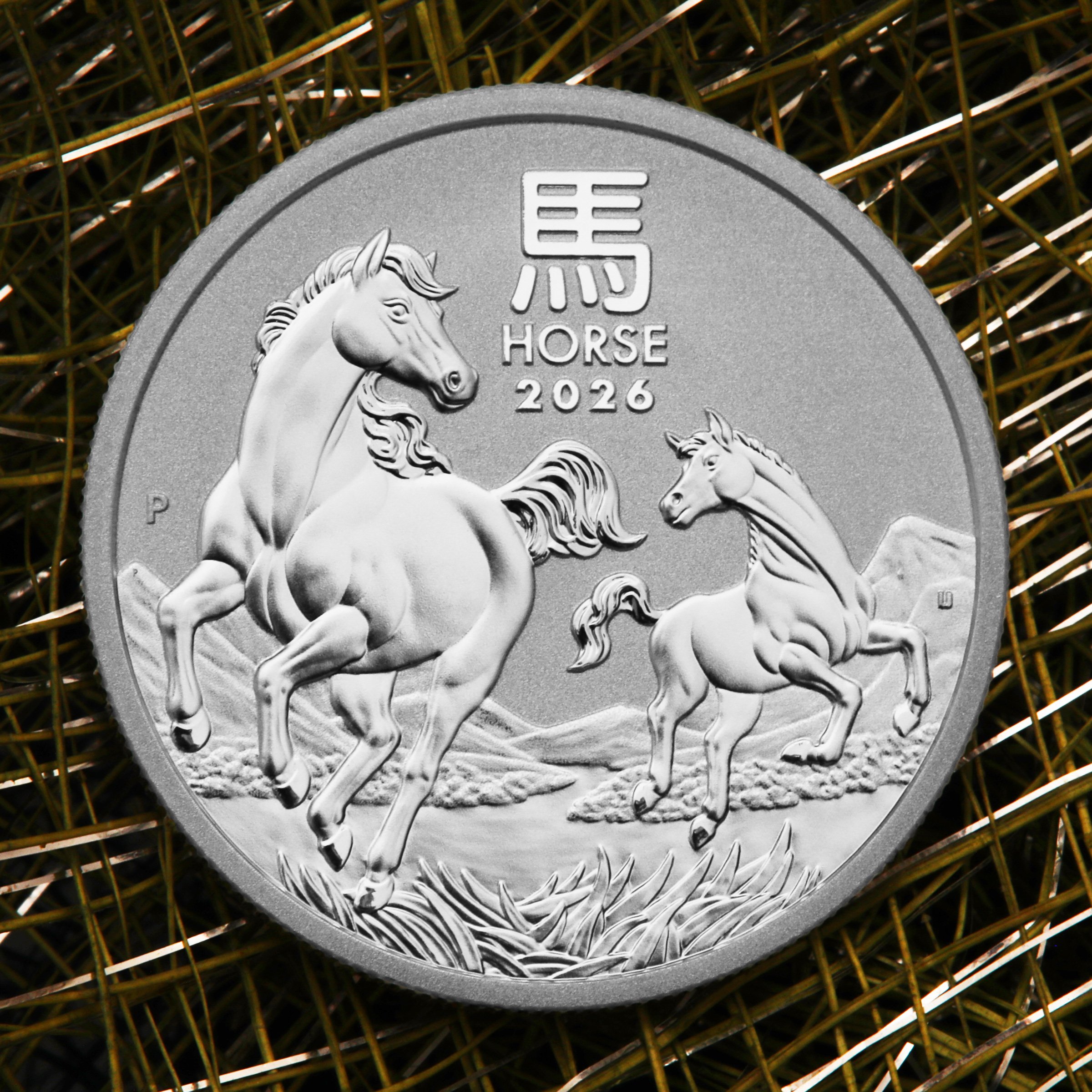 Silbermünze 1/2oz "Pferd" 2026 Lunar III – Year of the Horse 19% (Australien) - Detailansicht 4