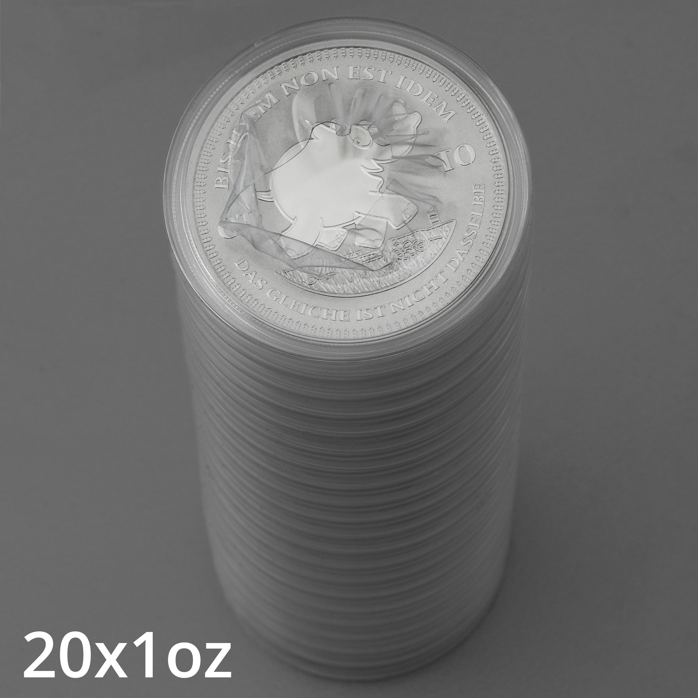 Silbermünze 20 x 1oz "Bis Idem Non Est Idem" 2023 Ottifanten – Rüsselherde Ottirand (Tuvalu) - Hauptansicht