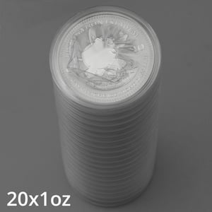 Silbermünze 20 x 1oz "Bis Idem Non Est Idem" 2023 Ottifanten – Rüsselherde Ottirand (Tuvalu) - Hauptansicht