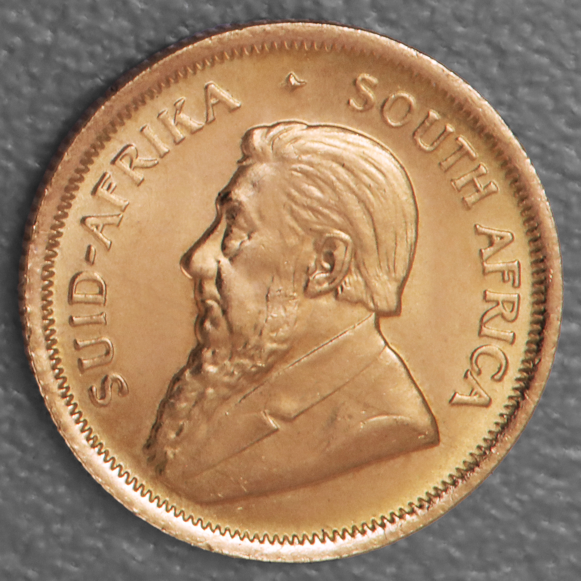 Goldmünze 1/10oz "Krügerrand" 1983 (Südafrika) - Detailansicht 1
