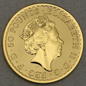 Goldmünze 1/2oz "Britannia" ab 2013 (24kt) (Großbritannien) - Miniaturansicht 2