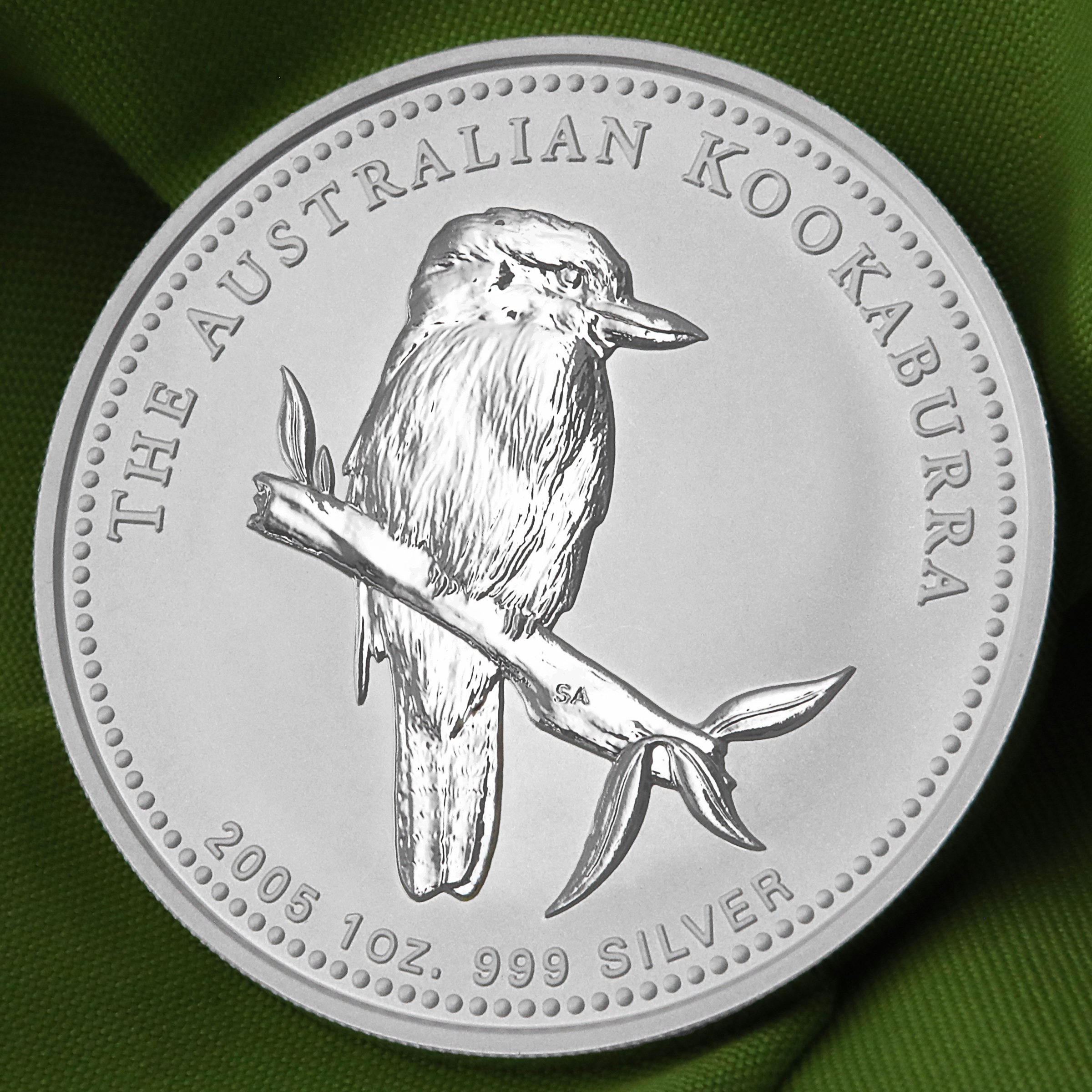 Silbermünze 1oz "Kookaburra" 2005 (Australien) - Detailansicht 4