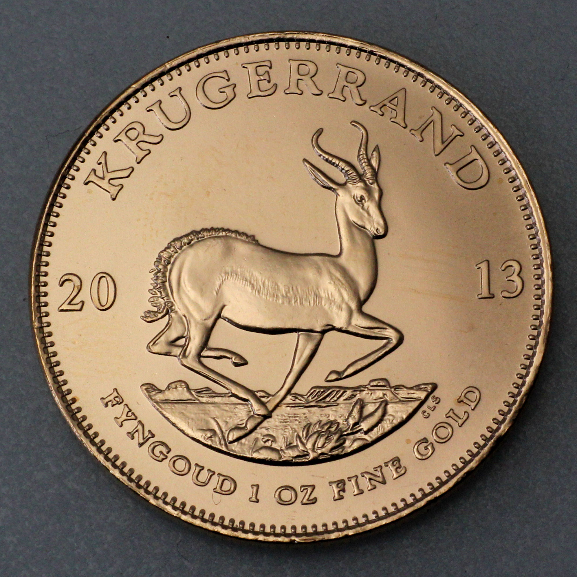 Goldmünze 1oz "Krügerrand" 2013 (Südafrika) - Hauptansicht