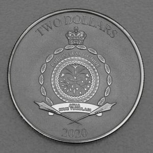 Silbermünze 1oz "Mandalorian Mythosaurier" 2020 Star Wars™ (Niue) - Miniaturansicht 2