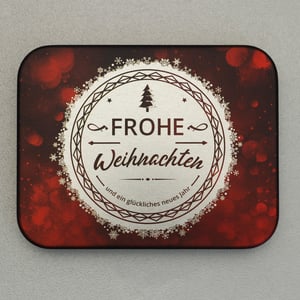 Geschenk-Box "Frohe Weihnachten" (eckig) image
