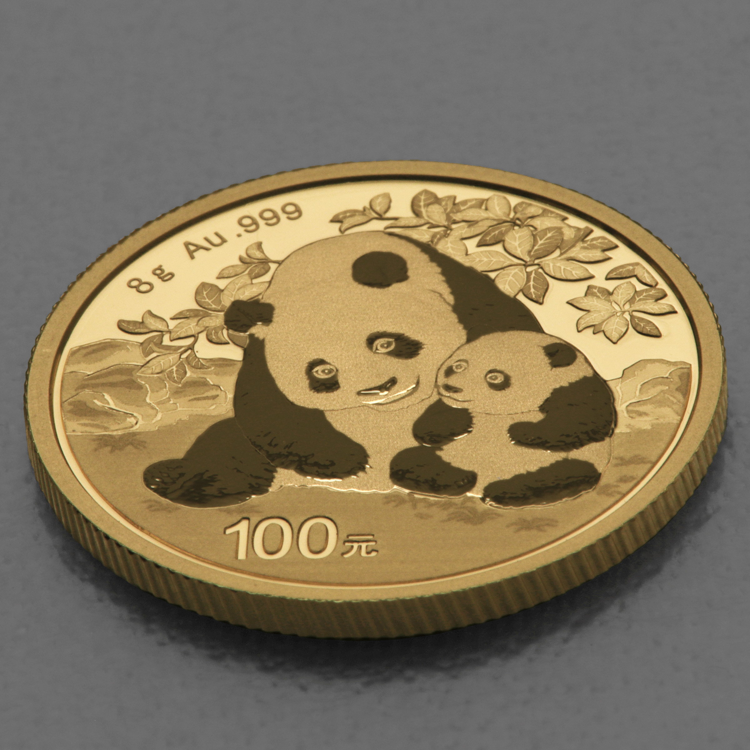 Goldmünze 8g "Panda" 2024 (China) - Detailansicht 2