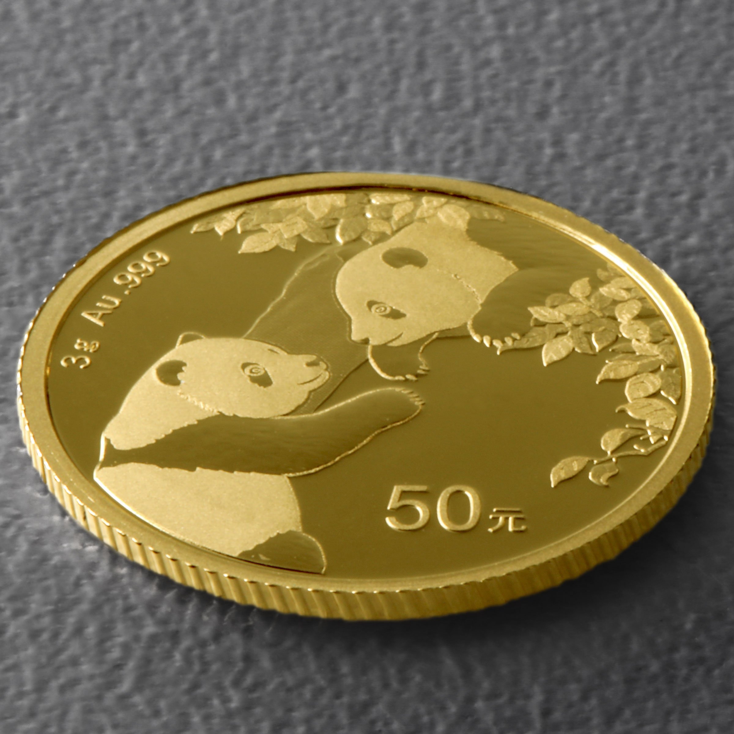 Goldmünze 3g "Panda" 2023 (China) - Detailansicht 2