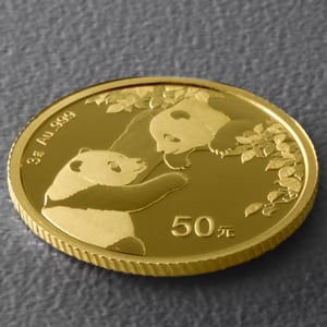 Goldmünze 3g "Panda" 2023 (China) - Miniaturansicht 3