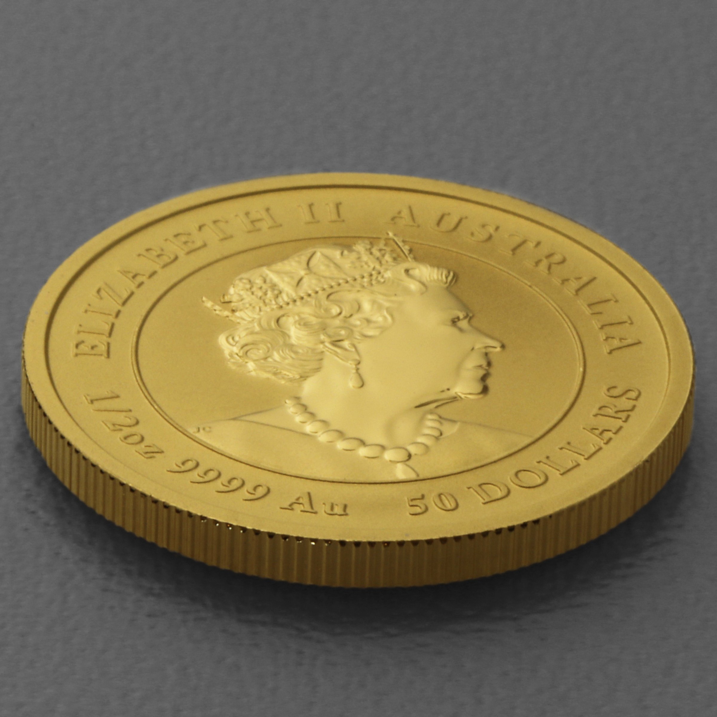 Goldmünze 1/2oz "Hase" 2023 Lunar III – Year of the Rabbit (Australien) - Detailansicht 3