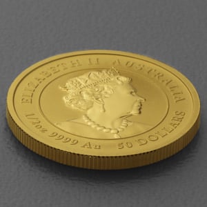 Goldmünze 1/2oz "Hase" 2023 Lunar III – Year of the Rabbit (Australien) - Miniaturansicht 4