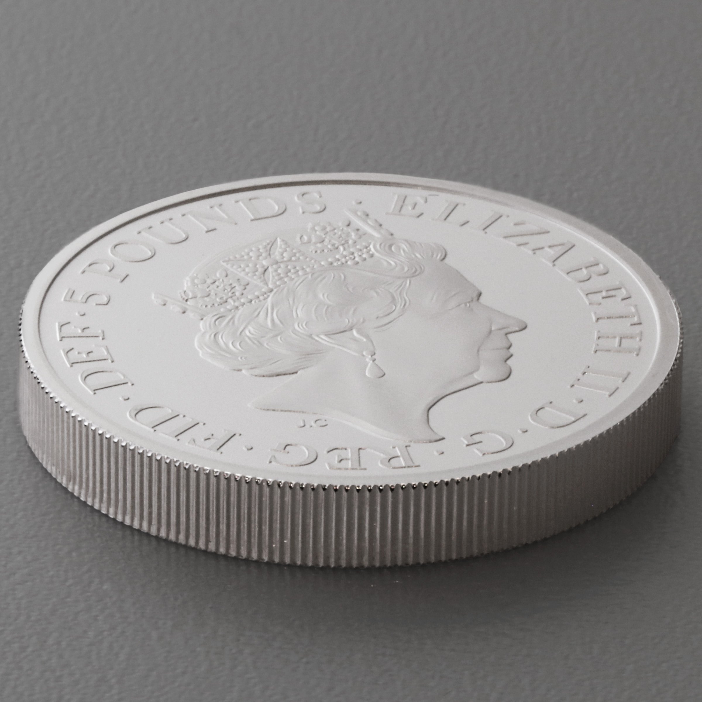 Silbermünze 2oz "Yale of Beaufort" 2023 (PP) Royal Tudor Beasts 19% (Großbritannien) - Detailansicht 3