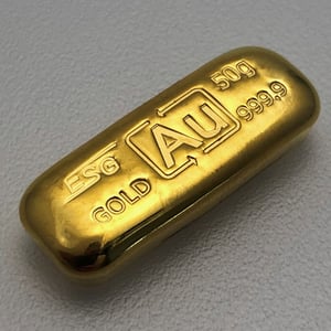 Goldbarren 50g Au-Gussbarren, Feingold - Hauptansicht