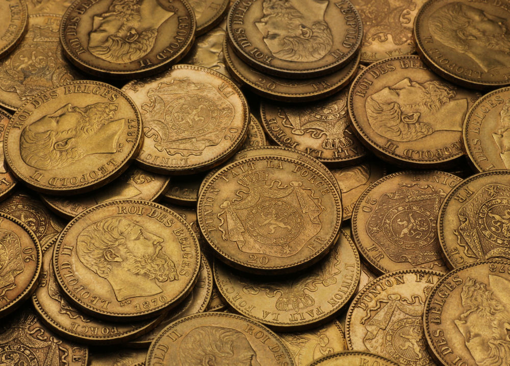 Goldmünze 50 x 20 Francs "Leopold II." Tube (Belgien) - Detailansicht 3