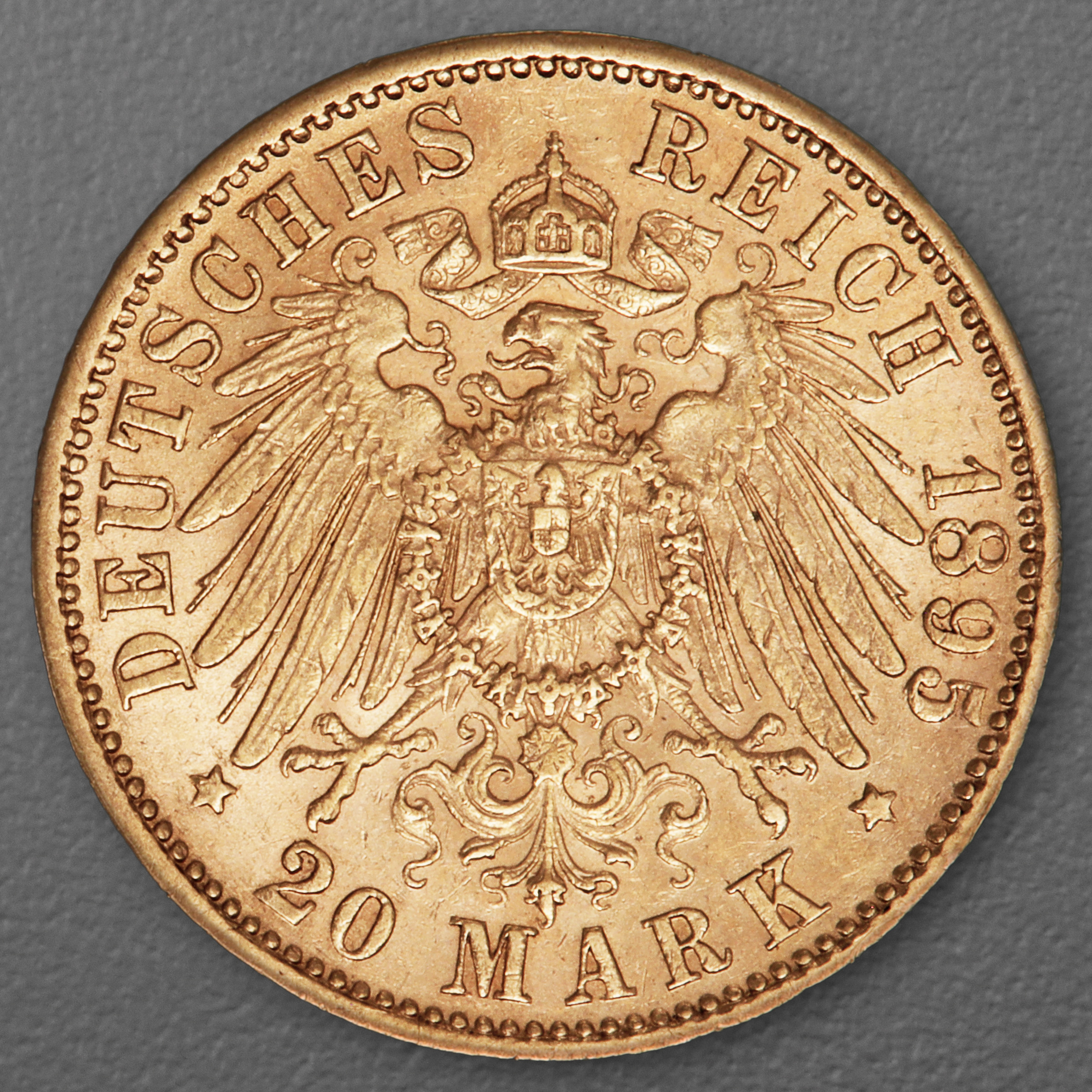 Goldmünze 20 Mark "Otto" 1895-D J.200 (Bayern) - Detailansicht 1