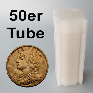 Goldmünze 50x 20 SFR "Vreneli" Tube (Schweiz) - Hauptansicht