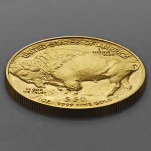 Goldmünze 1oz "American Buffalo" aktueller Jahrgang (USA) - Miniaturansicht 3
