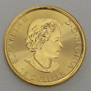 Goldmünze 1/3oz "Grizzly" 2017 (Kanada) - Miniaturansicht 2
