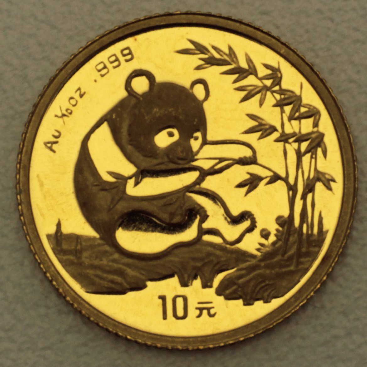 Goldmünze 1/10oz "Panda" 1994 (China) - Hauptansicht