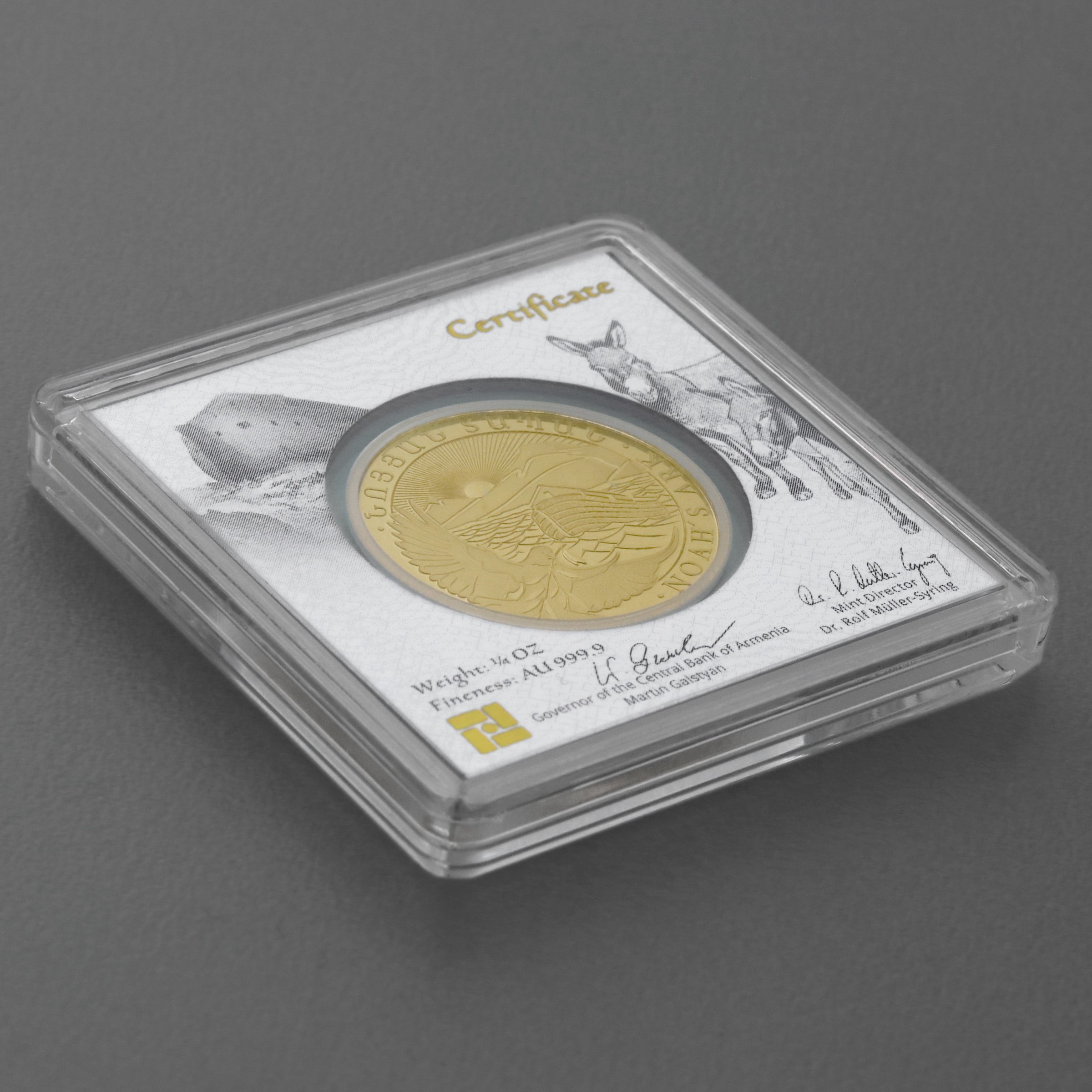 Goldmünze 1/4oz "Arche Noah" 2023 (Armenien) - Detailansicht 4