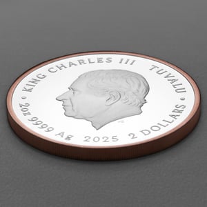 Silbermünze 2oz "Patrick Star" 2025 (PP/rosévergoldet) (Tuvalu) - Miniaturansicht 4