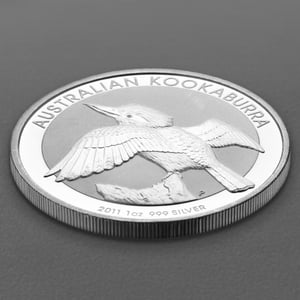 Silbermünze 1oz "Kookaburra" 2011 (Australien) - Miniaturansicht 3