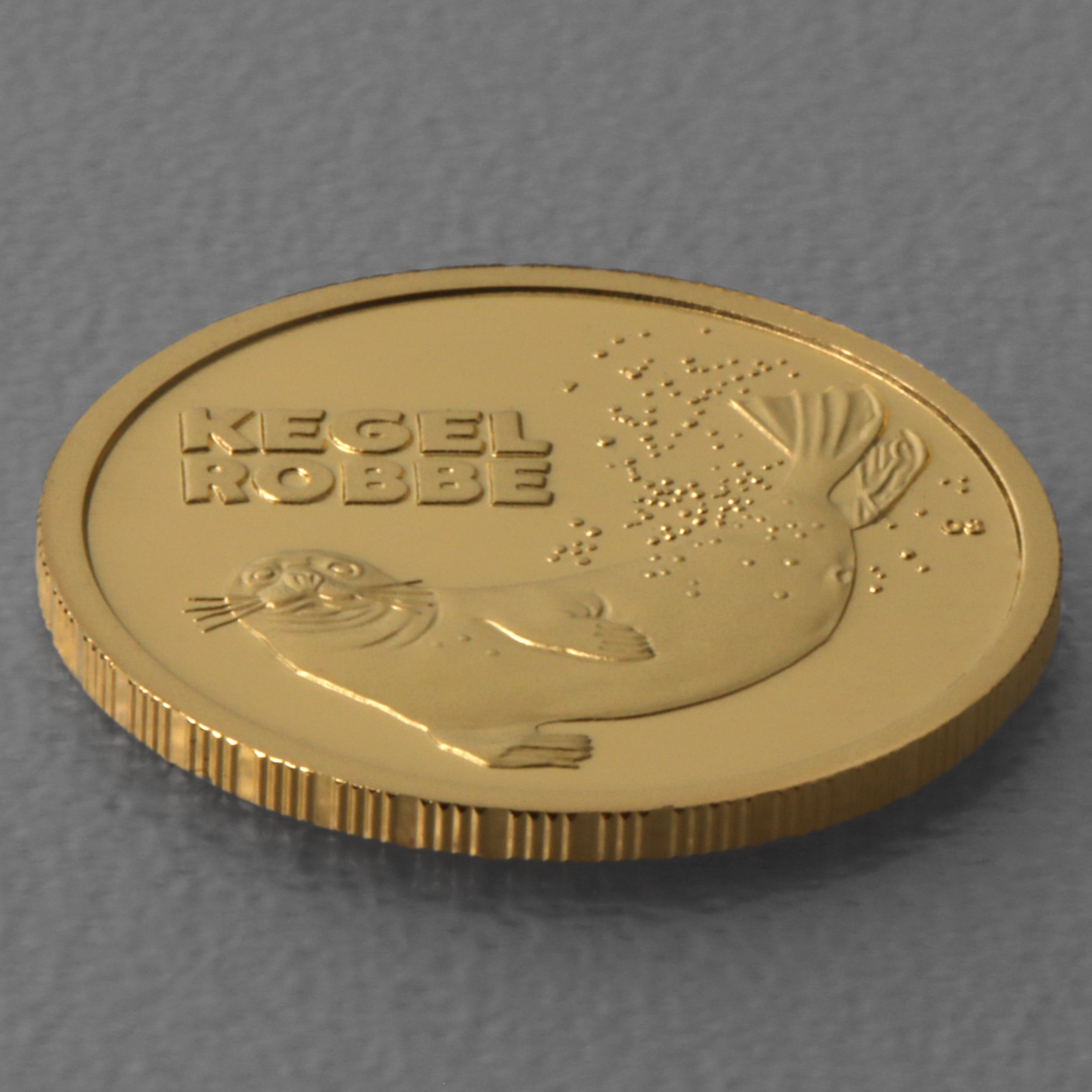 Goldmünze 20 Euro "Kegelrobbe" 2022 Rückkehr der Wildtiere (Deutschland) - Detailansicht 2