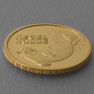Goldmünze 20 Euro "Kegelrobbe" 2022 Rückkehr der Wildtiere (Deutschland) - Miniaturansicht 3