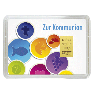 Goldbarren 1/10oz "Zur Kommunion" (Flip) - Hauptansicht