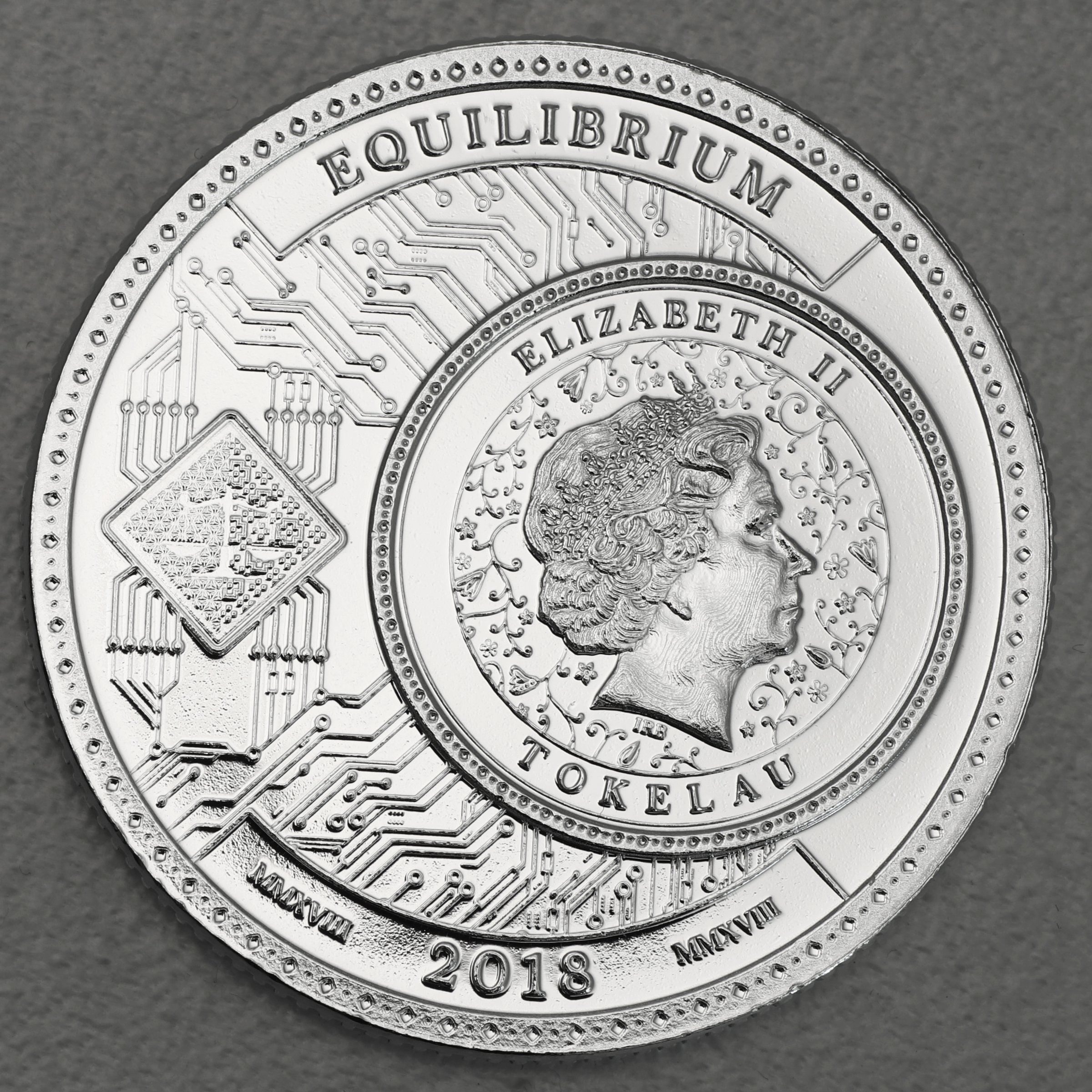 Silbermünze 1oz "Equilibrium" 2018 (Tokelau) - Detailansicht 1