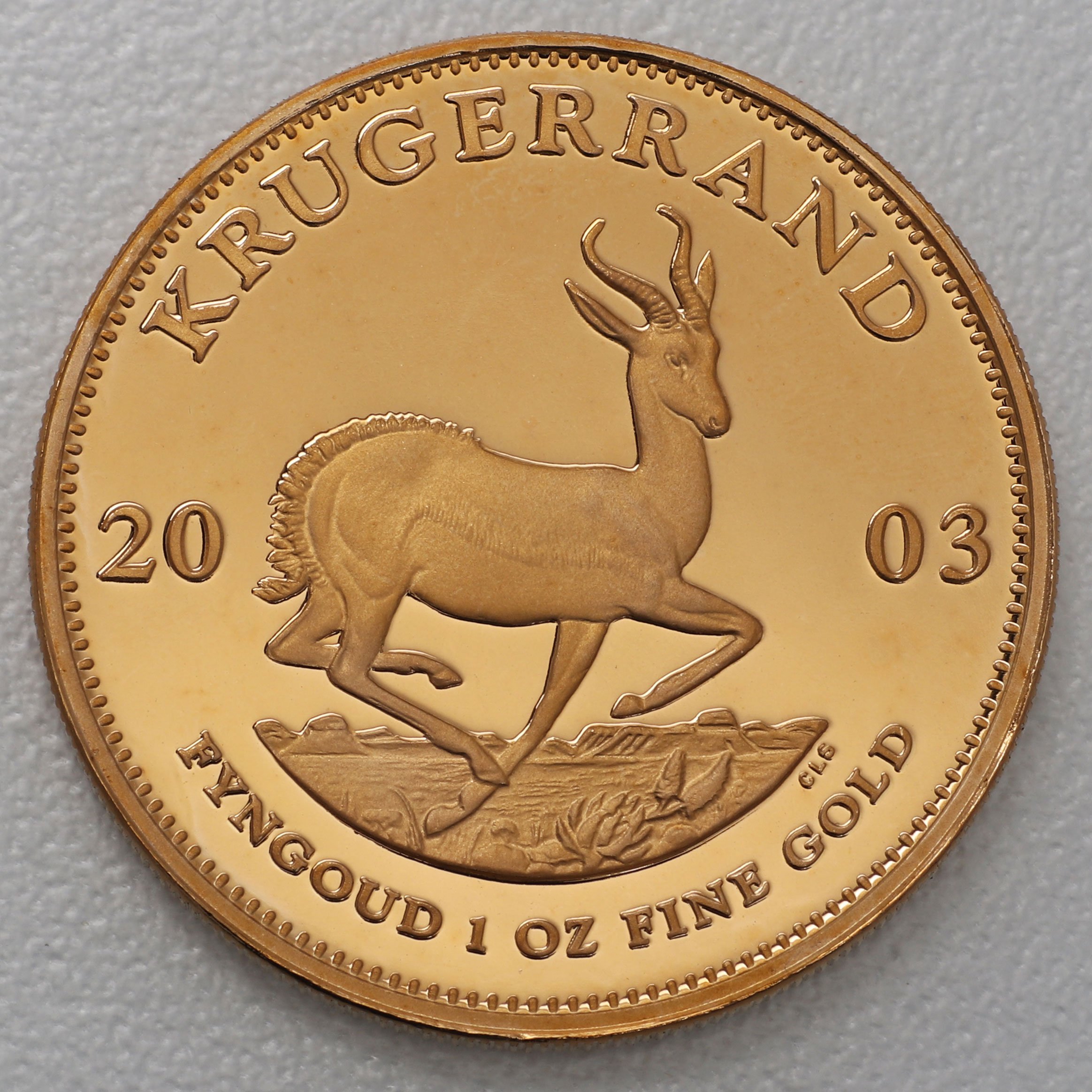 Goldmünzen 4 x "Krügerrand" 2003 (PP) Prestige Set – 4-teilig (Südafrika) - Detailansicht 4