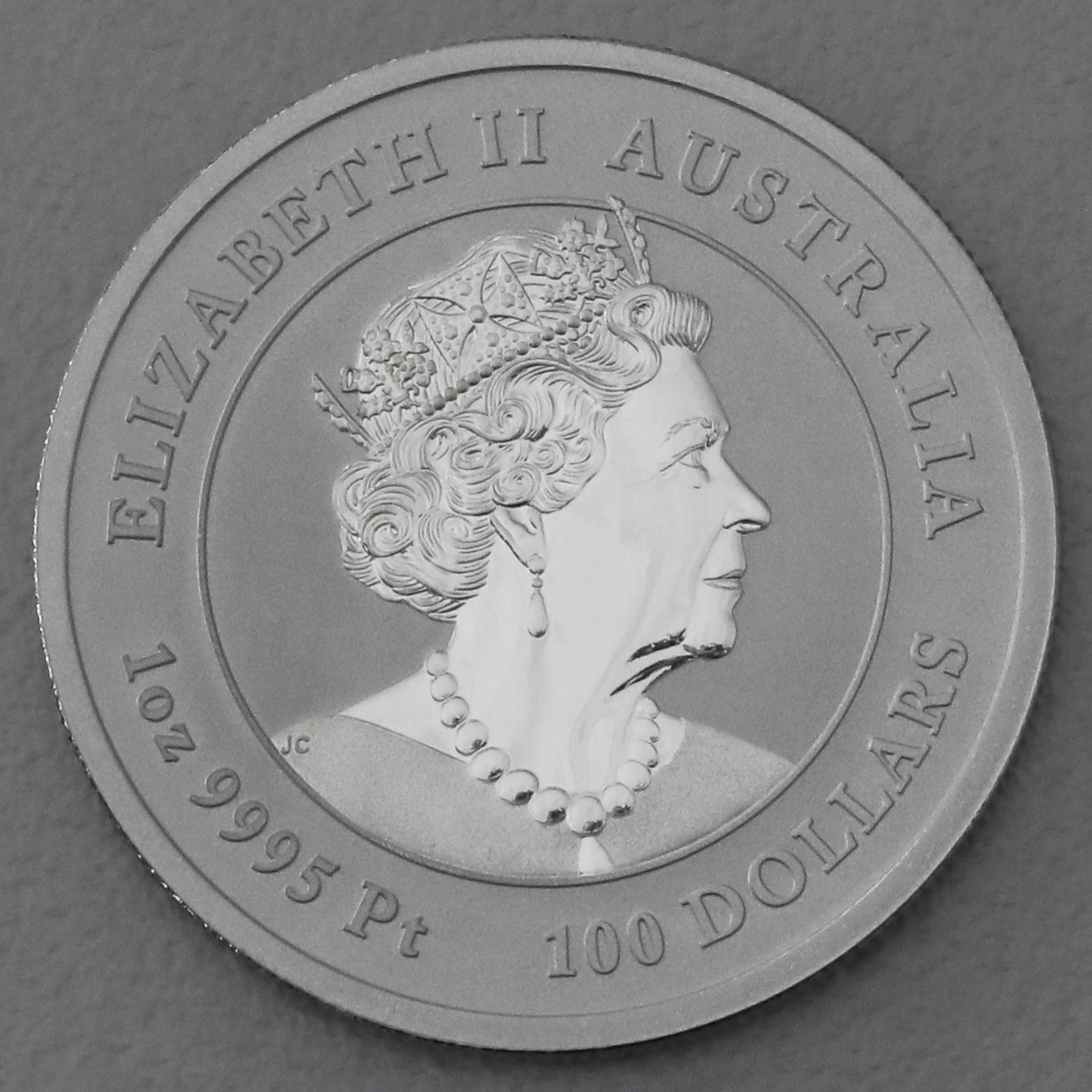 Platinmünze 1oz "Hase" 2023 Lunar III – Year of the Rabbit (Australien) - Detailansicht 1