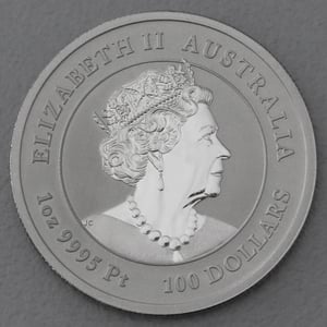 Platinmünze 1oz "Hase" 2023 Lunar III – Year of the Rabbit (Australien) - Miniaturansicht 2