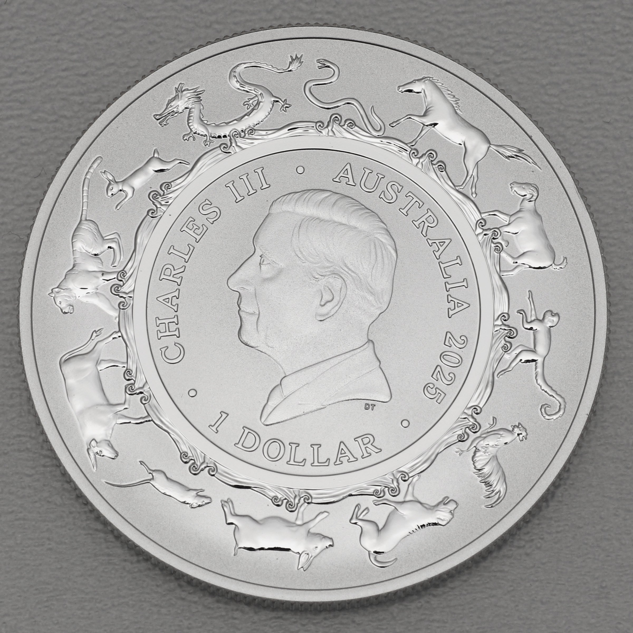 Silbermünze 1oz "Schlange" 2025 Lunar II (RAM) – Year of the Snake (Australien) - Detailansicht 1