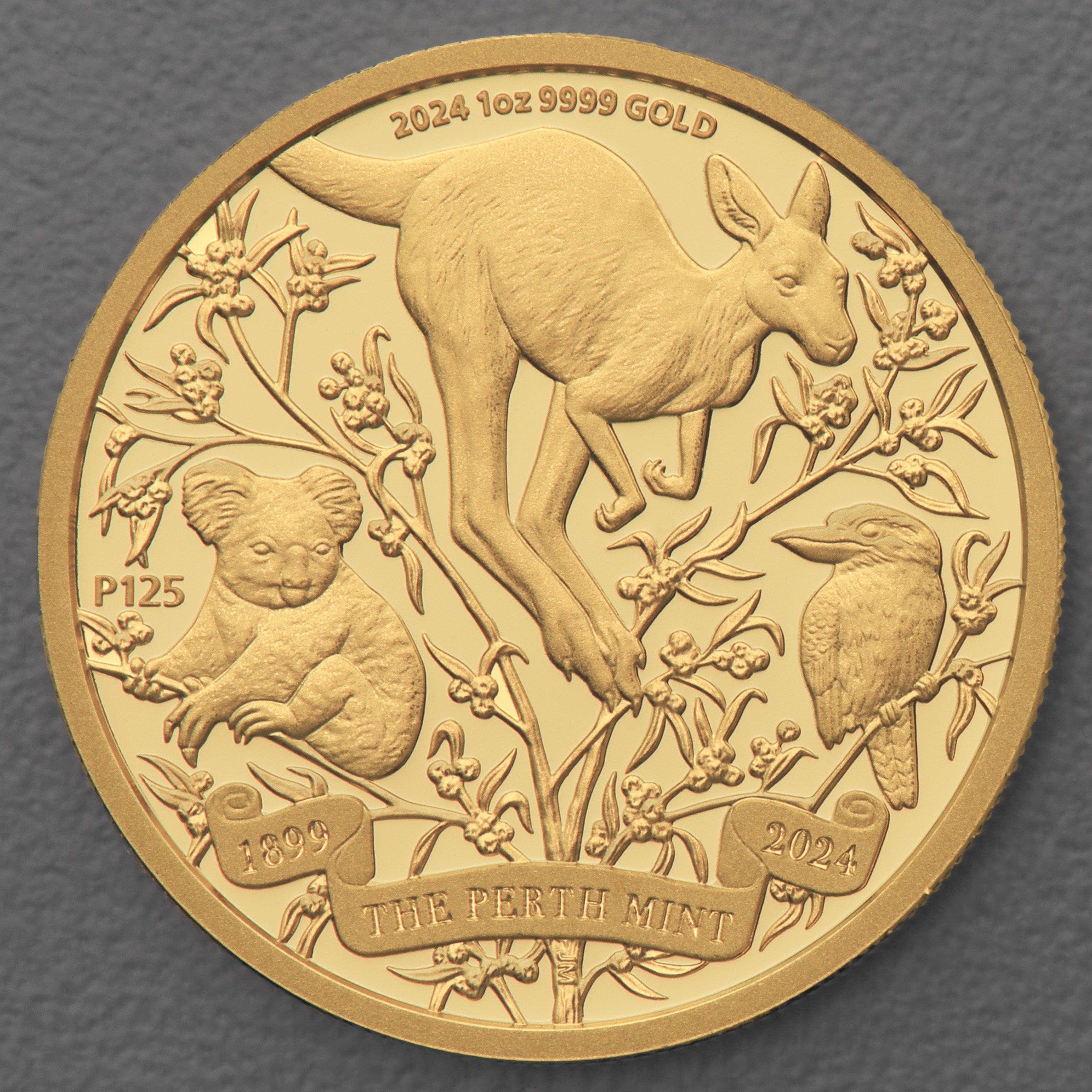 Goldmünze 1oz "125th Anniversary" 2024 (PP) The Perth Mint (Australien) - Hauptansicht