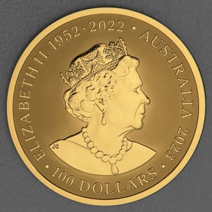Goldmünze 1oz "Südliches Breitmaulnashorn" 2023 Australia Zoo (Australien) - Miniaturansicht 2