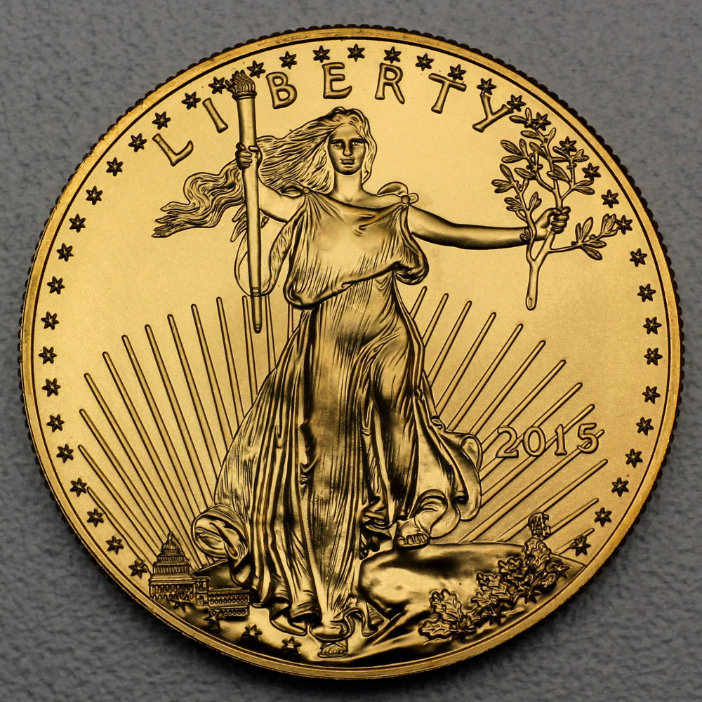 Goldmünze 1oz "American Eagle" 2015 (USA) - Hauptansicht