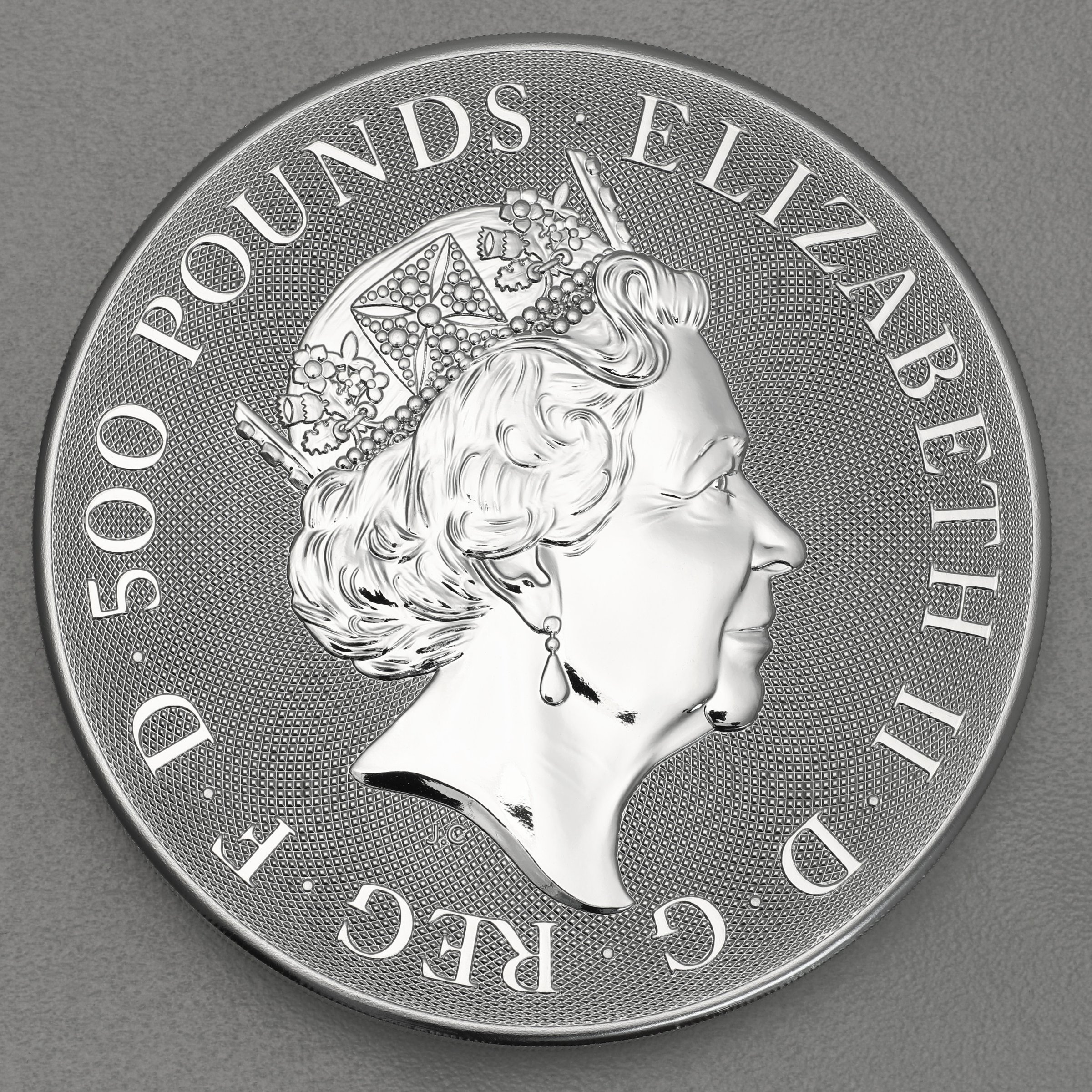 Silbermünze 1kg "Completer Coin" 2021 The Queen s Beasts diff. (Großbritannien) - Detailansicht 1