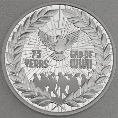 Silbermünze 1oz "End of World War II" 2020 (PP) 75th Anniversary (Australien) - Miniaturansicht 1
