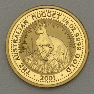 Goldmünze 1/4oz "Känguru" 2001 Australian Nugget (Australien) - Hauptansicht