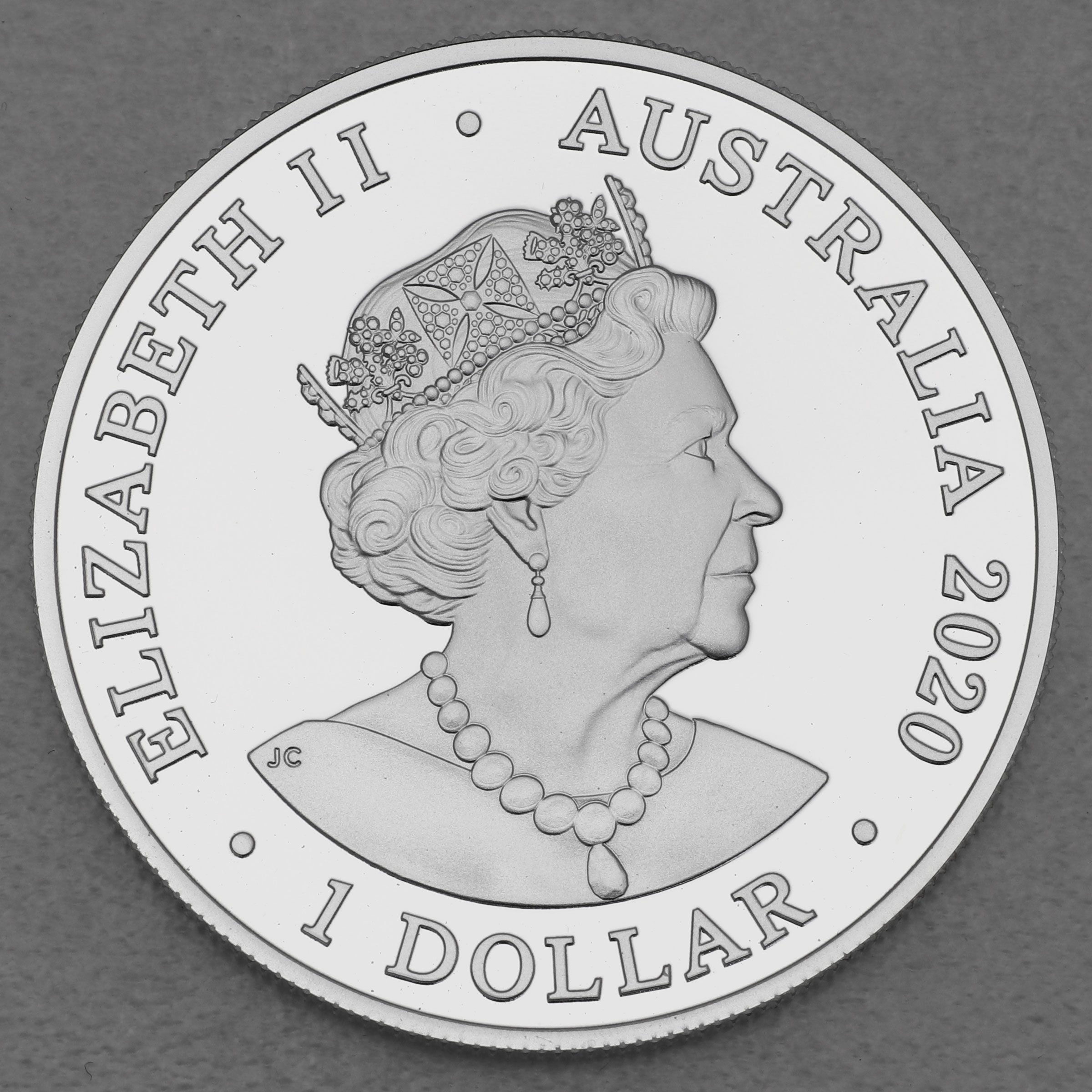 Silbermünze 1oz "Spinner Dolphin" 2020 (Australien) - Detailansicht 1