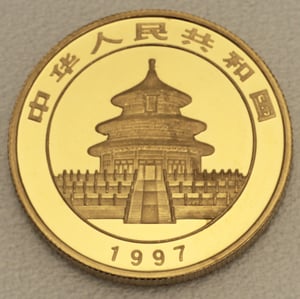 Goldmünze 1/2oz "Panda" 1997 (China) - Miniaturansicht 2