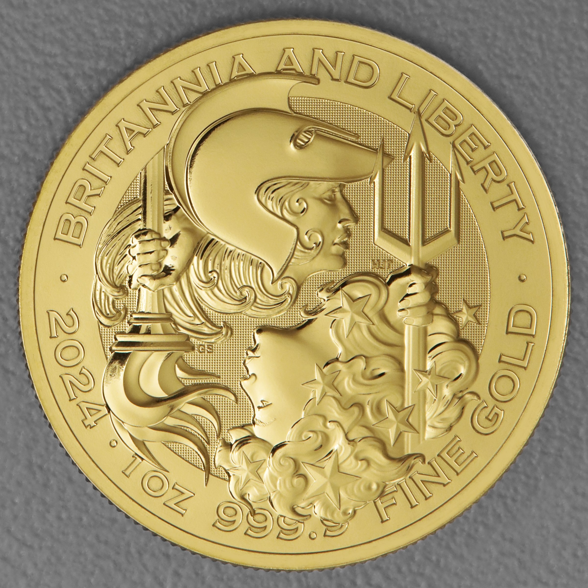 Goldmünze 1oz "Britannia and Liberty" 2024 (Großbritannien) - Hauptansicht