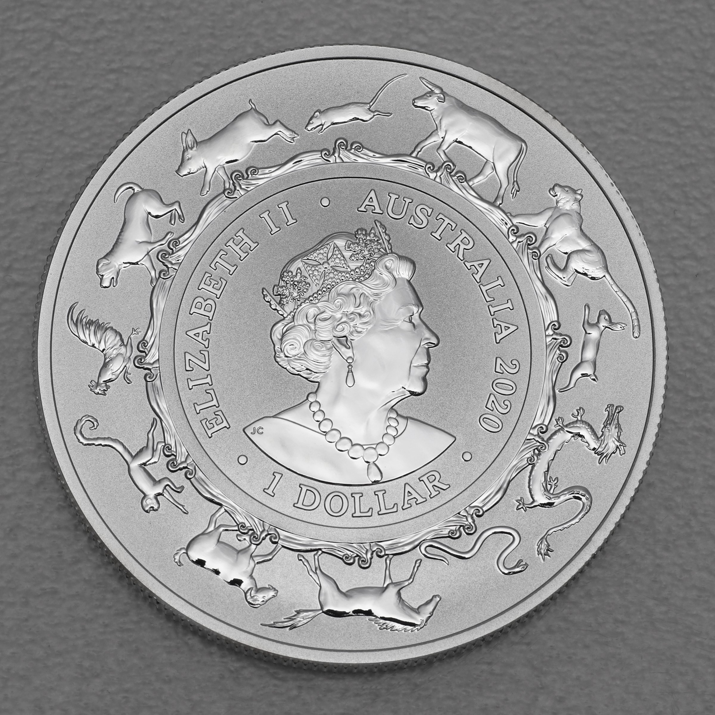 Silbermünze 1oz "Maus" 2020 Lunar II (RAM) – Year of the Mouse (Australien) - Detailansicht 1